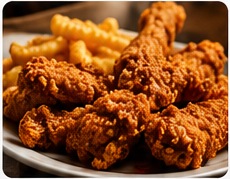 Crispy fried chicken